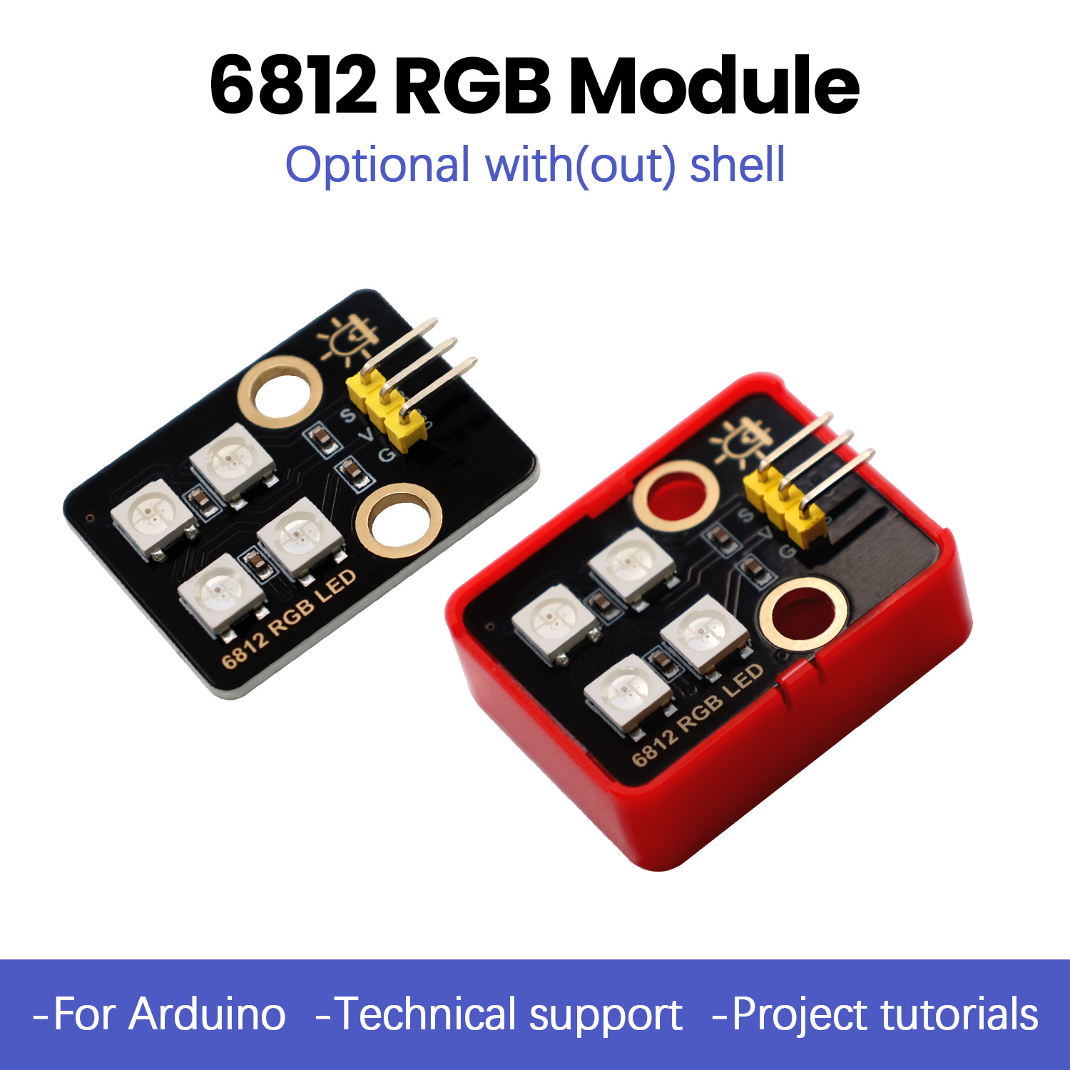 Diy Lego Electronics - Módulo Keyestudio 6812 RGB para Arduino