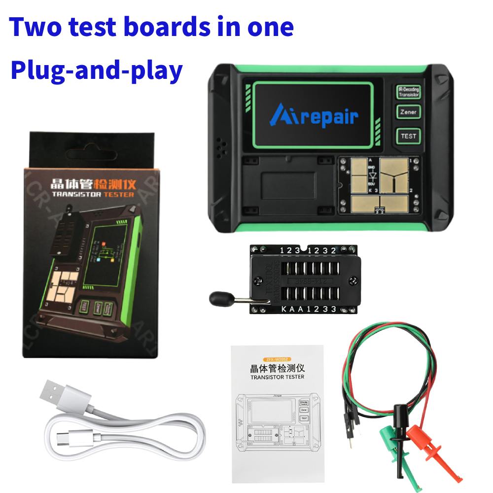 Diy Home Electronics Lab - Comprobador de Transistores Multifuncional LCR-AR1, Medidor