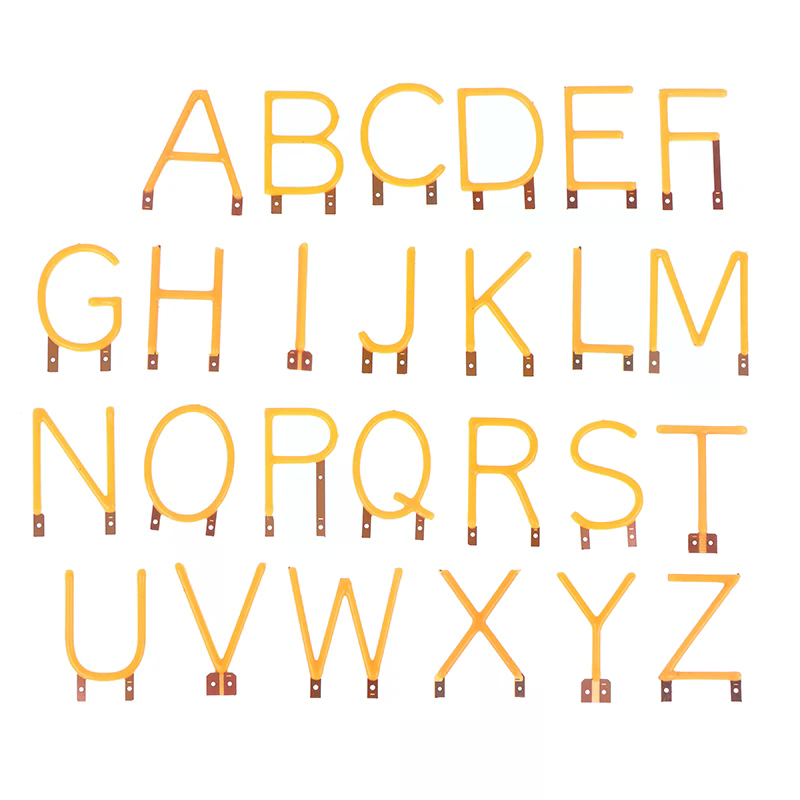 Diy Electronics News - Filamento de letras en inglés, filamento