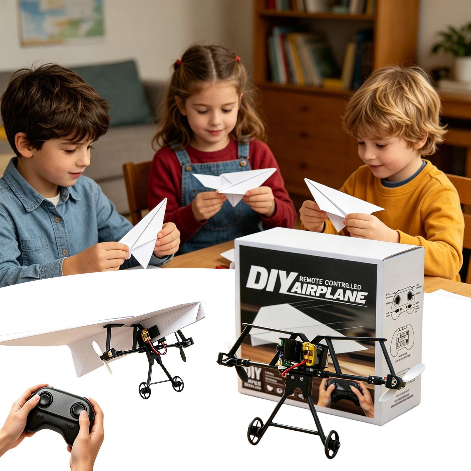Diy Electronics Kids - Kit de Avión de Papel RC