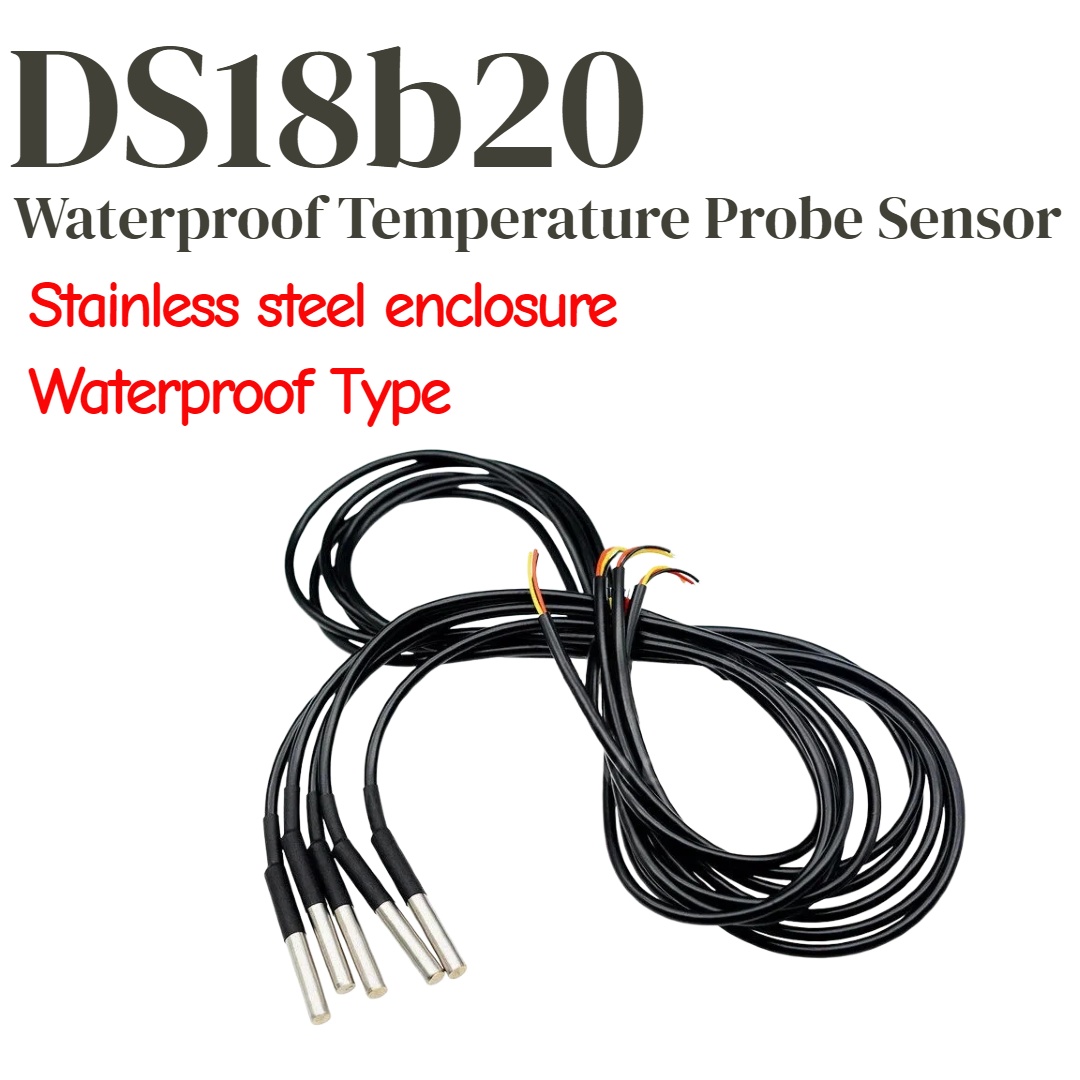 Ds18B20 Temperature Sensor - Sonda de Temperatura DS18b20, Sensor de