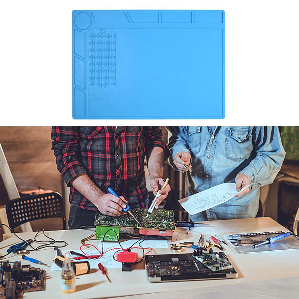 Diy Electronics Workstation - Estera de soldadura de S-130, estera