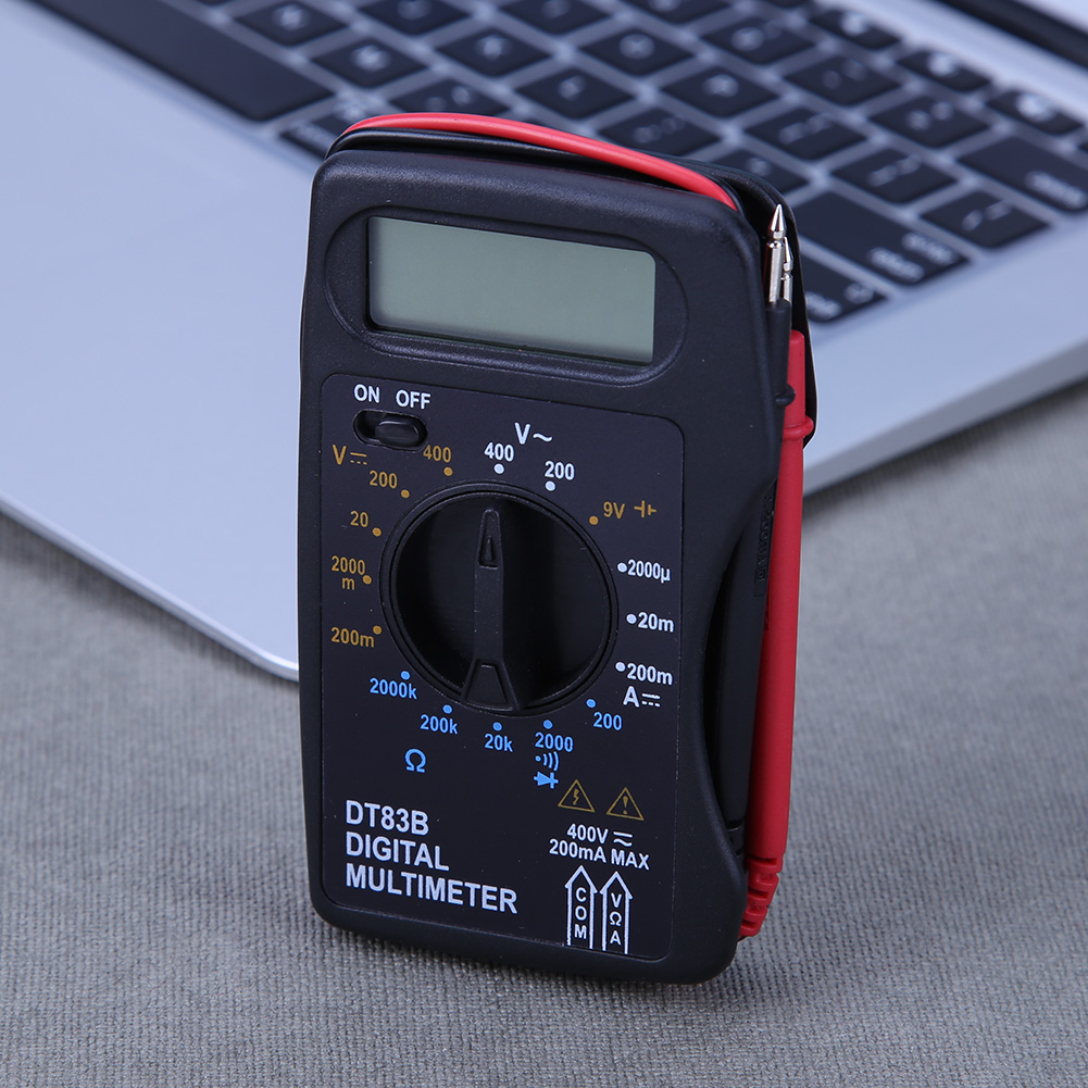 Multimeter Digital - Multímetro Digital Portátil Ultrafino, Voltímetro Multifuncional