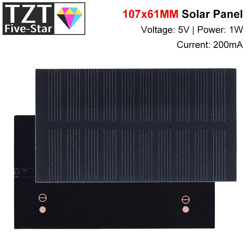 Diy Electronics Kids - Panel Solar electrónico inteligente, 1W, 5V,