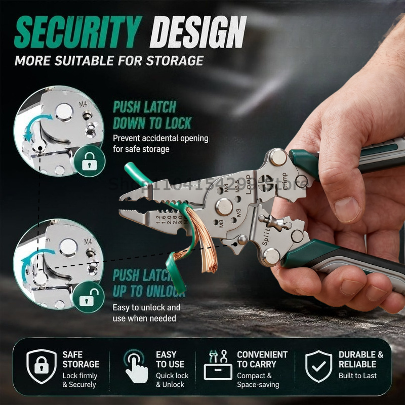 Pelacables Multifuncional de C - Wire Stripper Cutter reseña y precio