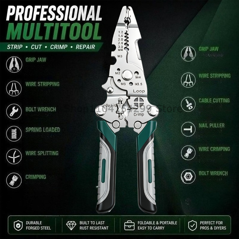 Pelacables Multifuncional de C - Wire Stripper Cutter reseña y precio