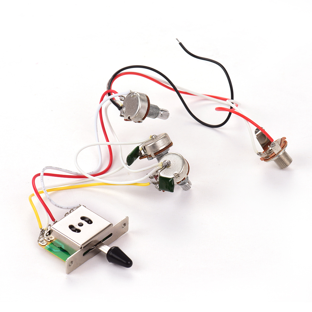 Kit de arnés de cableado de gu - Diy Electric Guitar Electronics reseña y precio
