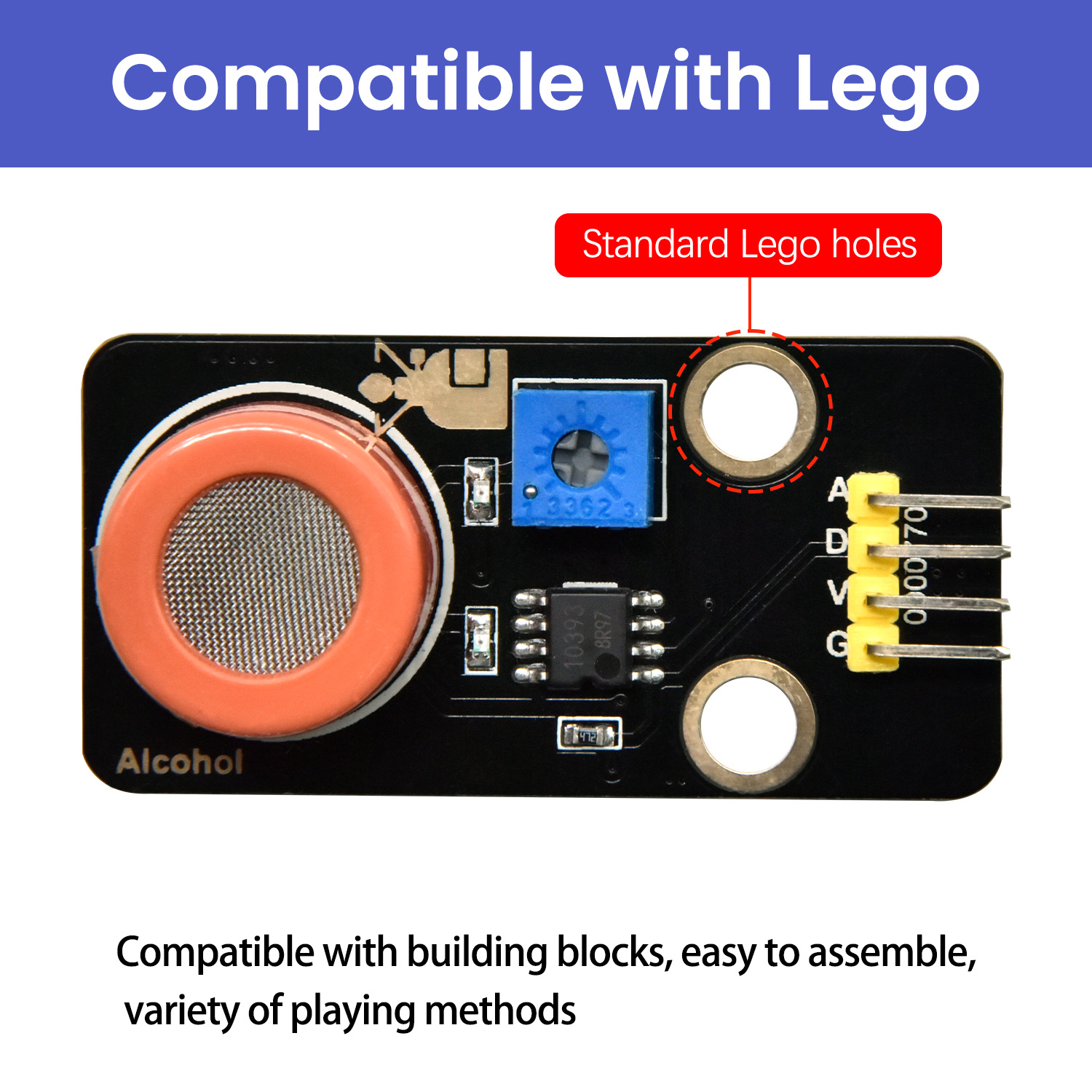 Sensor de Alcohol Keyestudio M - Diy Lego Electronics reseña y precio