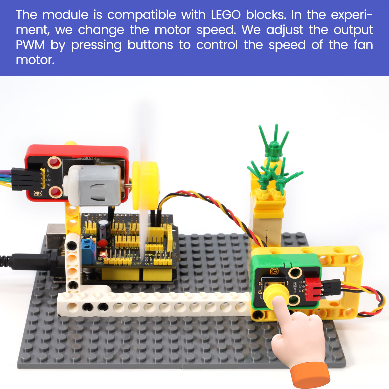 Módulo de ventilador de Motor  - Diy Lego Electronics reseña y precio
