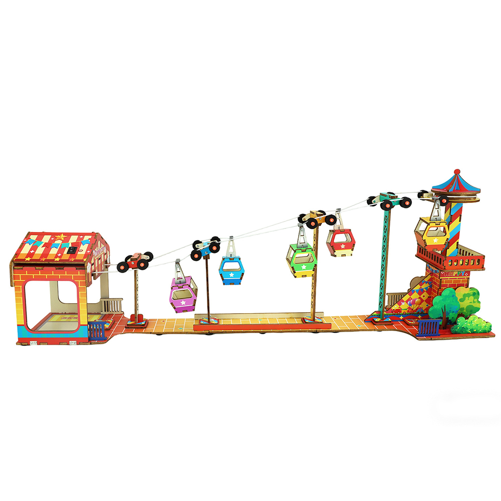 Modelo de teleférico turístico - Diy Electronics Kids reseña y precio