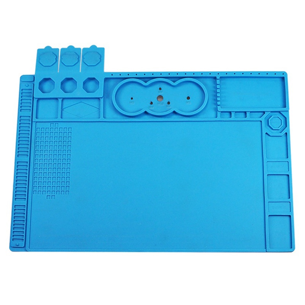 Te-506-manta de silicona resis - Diy Electronics Workstation reseña y precio