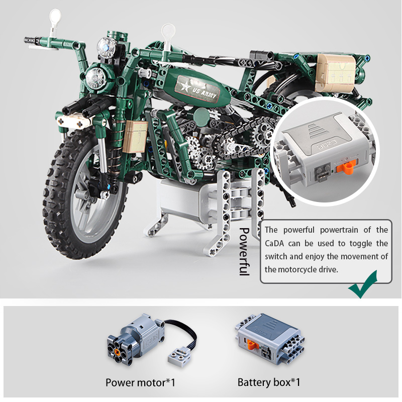 Cada-motocicleta electrónica d - Diy Lego Electronics reseña y precio