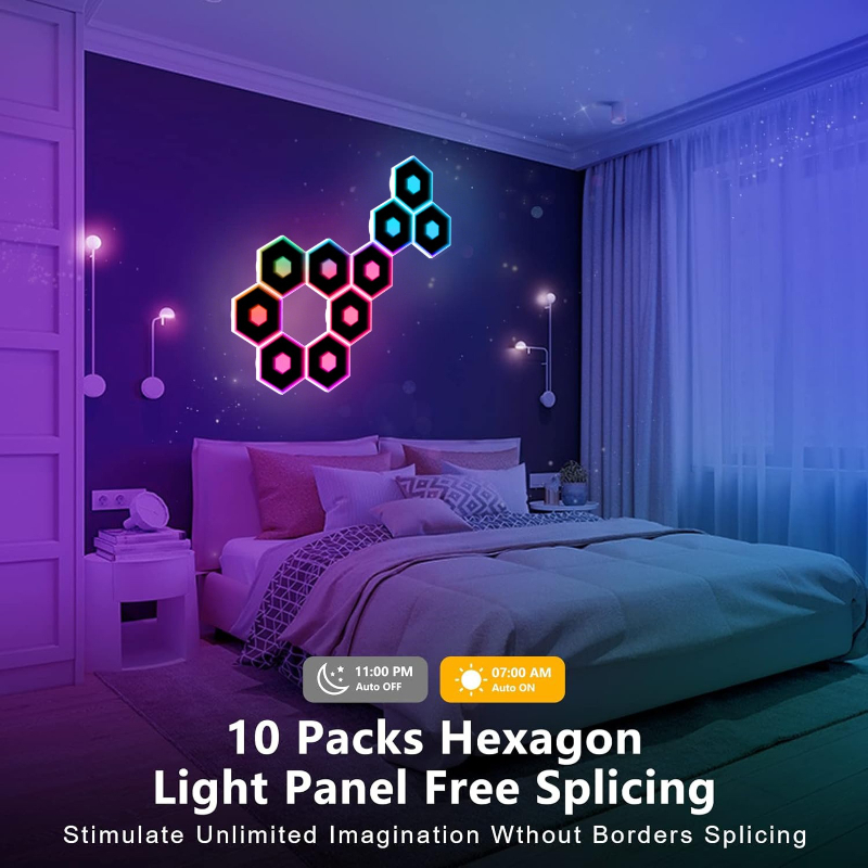 Nueva Lámpara de Pared Hexagon - Diy Electronics News reseña y precio