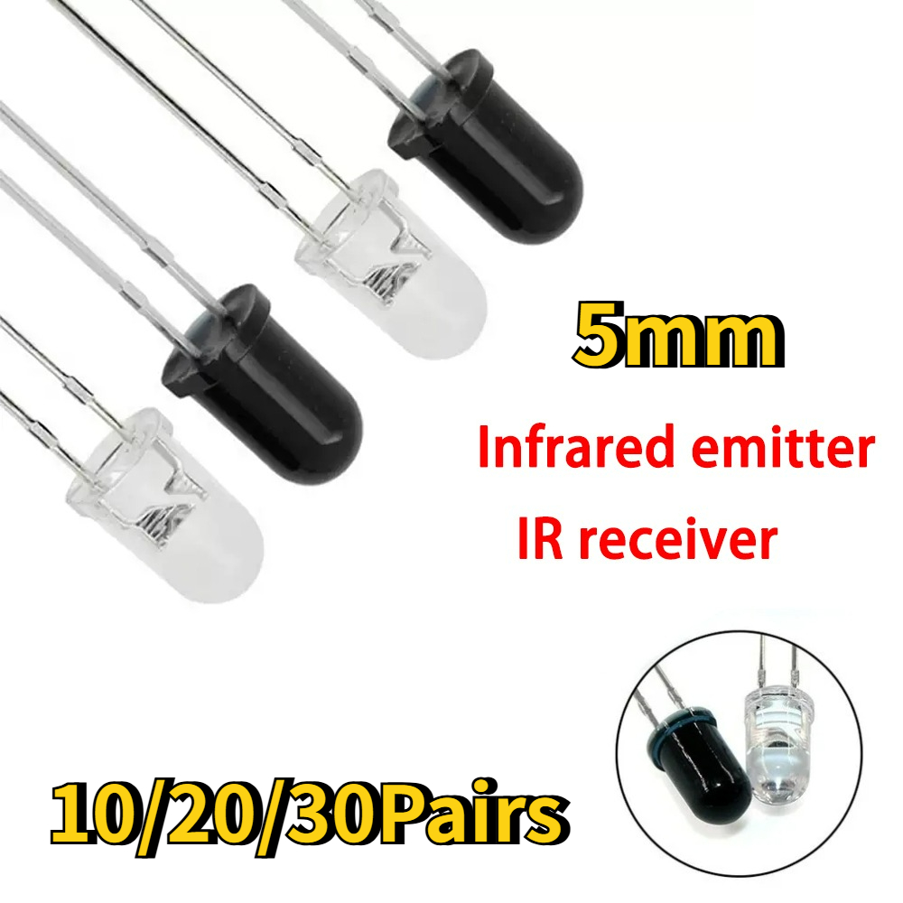 Kit de Diodos LED IR de 5 mm y - Diy Electronics India reseña y precio