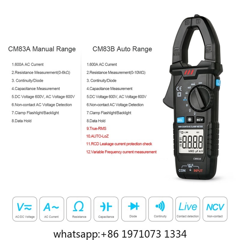 Pinza Amperimétrica Digital 60 - Multimeter Digital reseña y precio