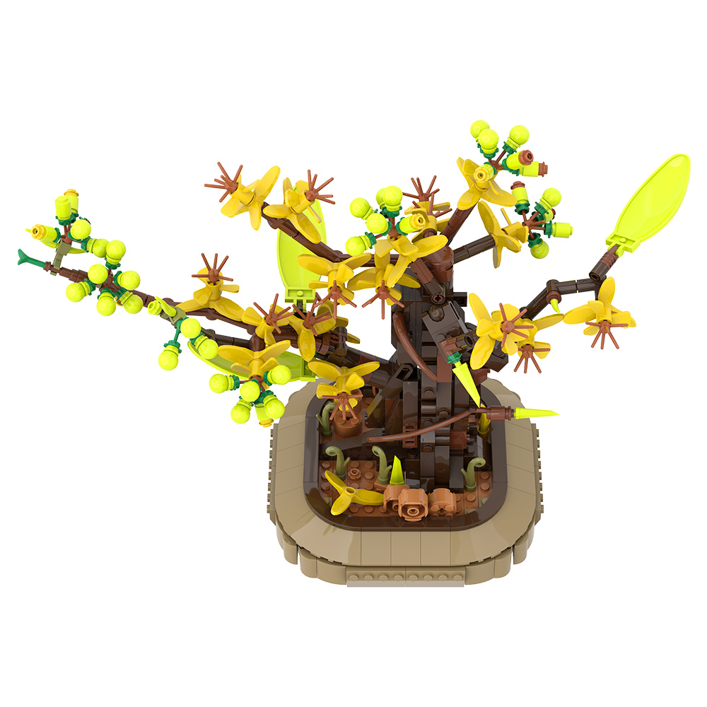Gobricks MOC albaricoque bonsá - Diy Lego Electronics reseña y precio