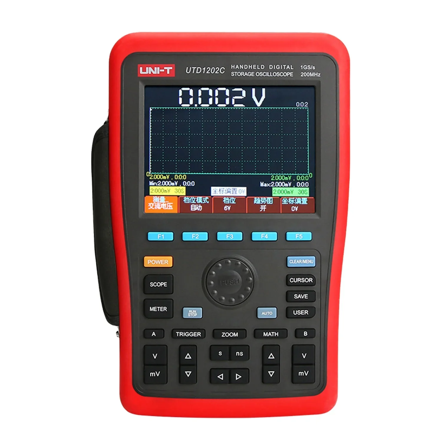 NUEVO UTD1202C Osciloscopio Di - Multimeter Digital reseña y precio