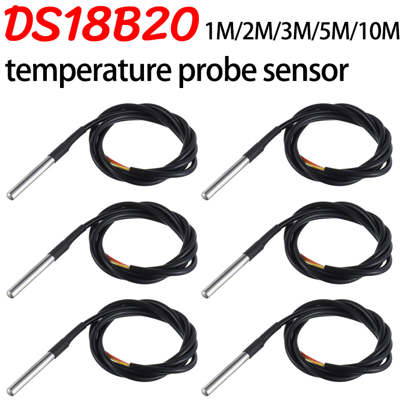 DS18B20 Paquete de acero inoxi - Ds18B20 Temperature Sensor reseña y precio