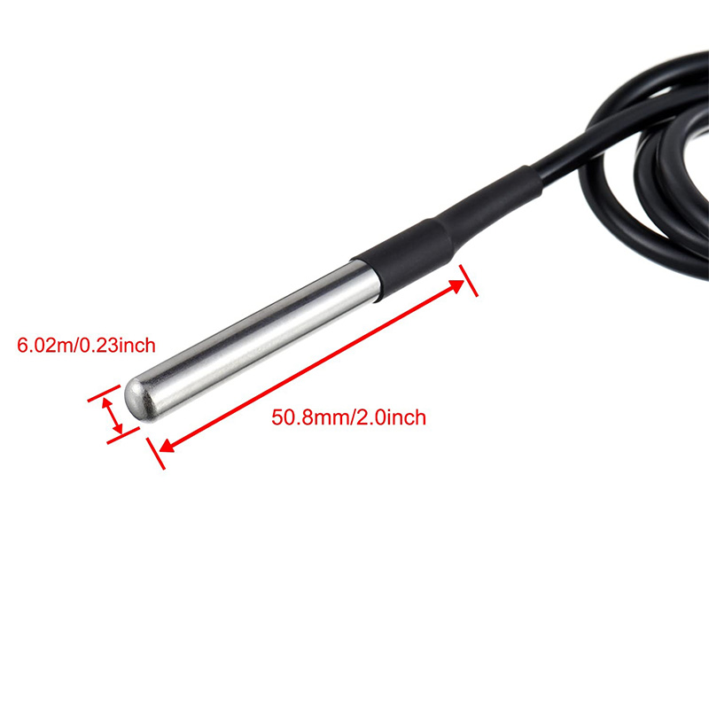 DS18B20 Paquete de acero inoxi - Ds18B20 Temperature Sensor reseña y precio