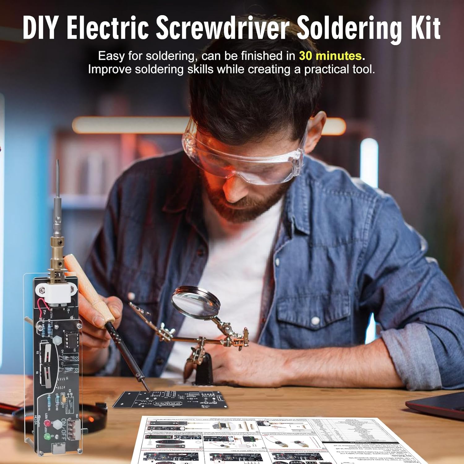 Destornillador eléctrico recar - Diy Home Electronics Lab reseña y precio