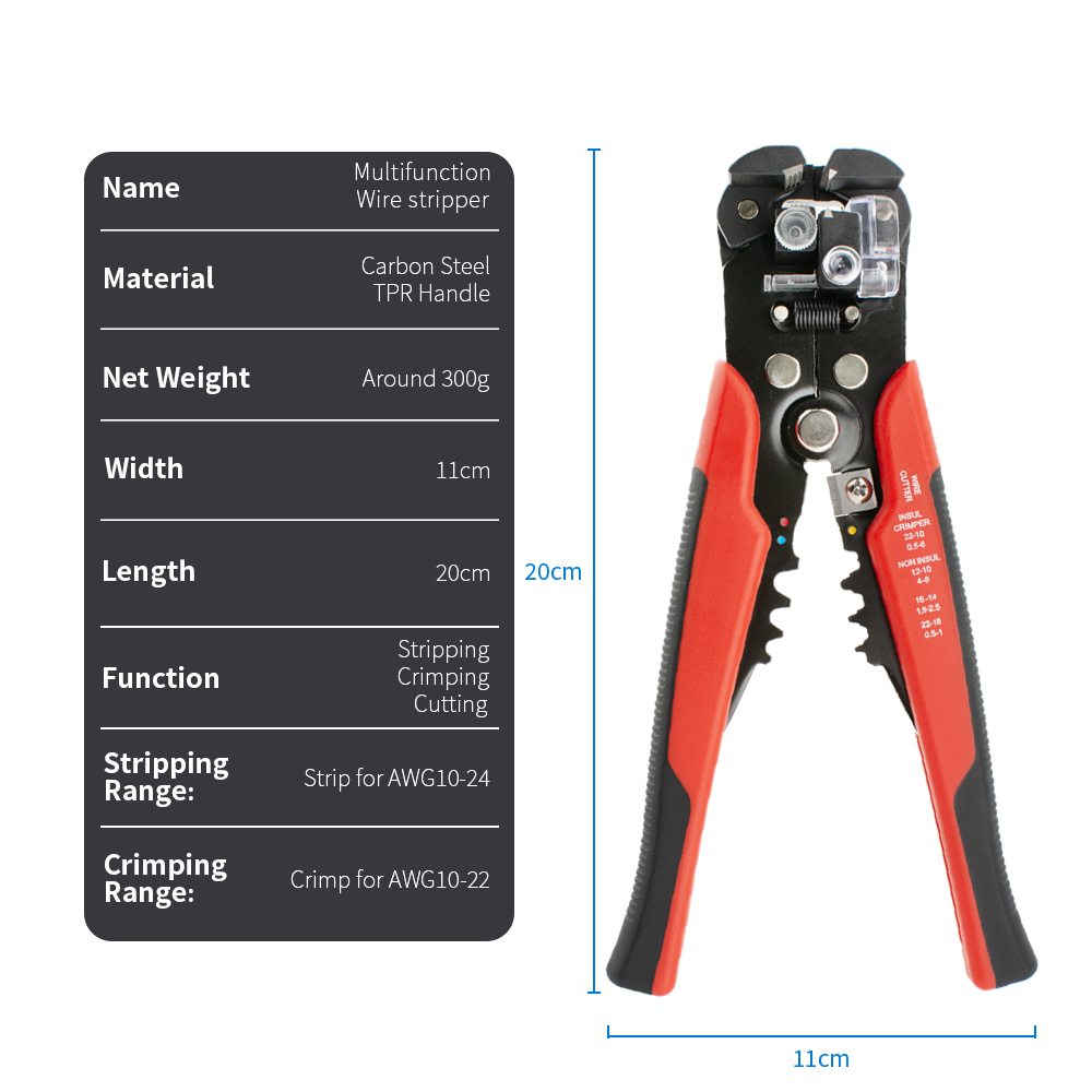Alicates Profesionales Automát - Wire Stripper Cutter reseña y precio