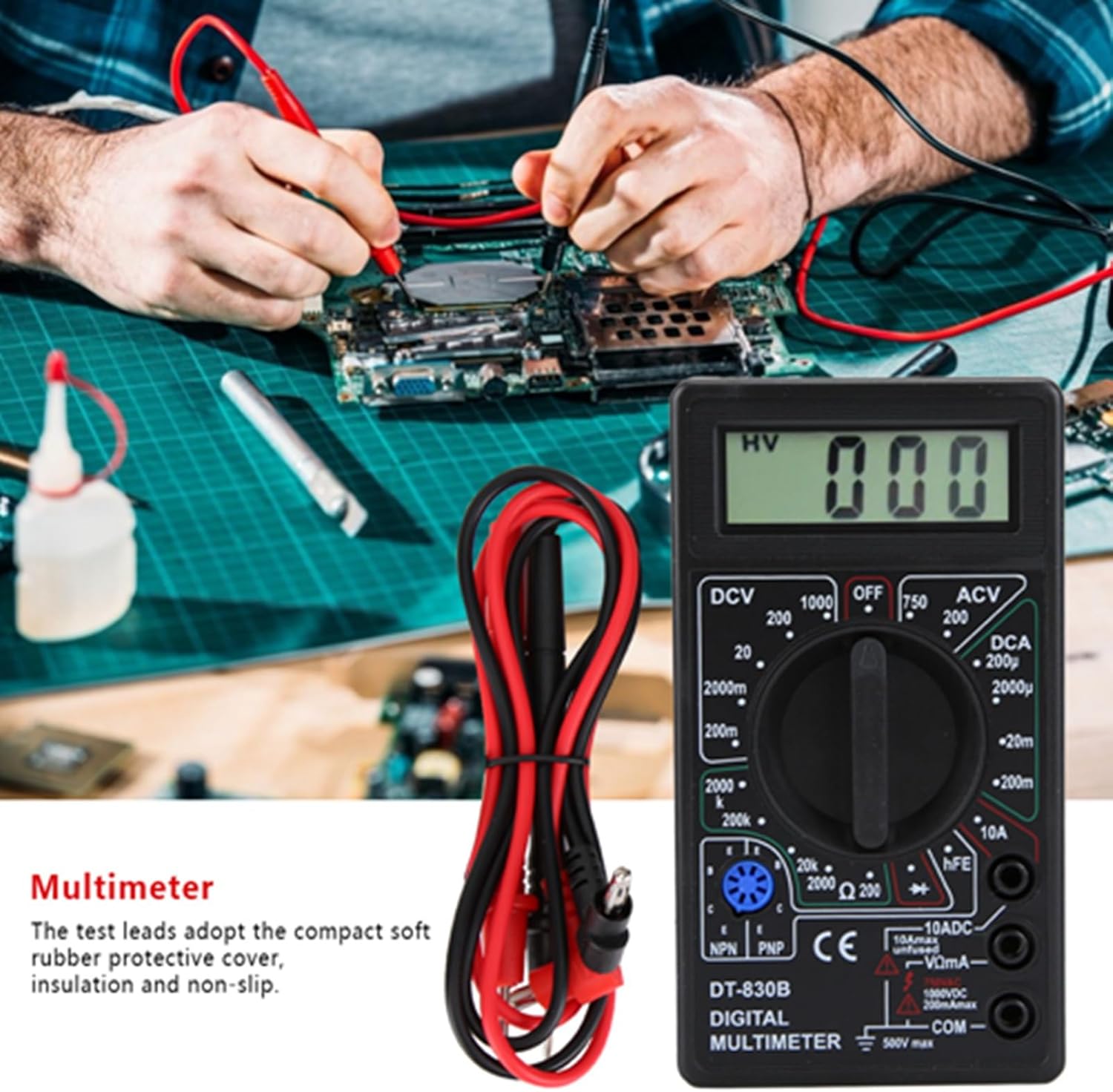Multímetro digital, DT-830B Mu - Multimeter Digital reseña y precio