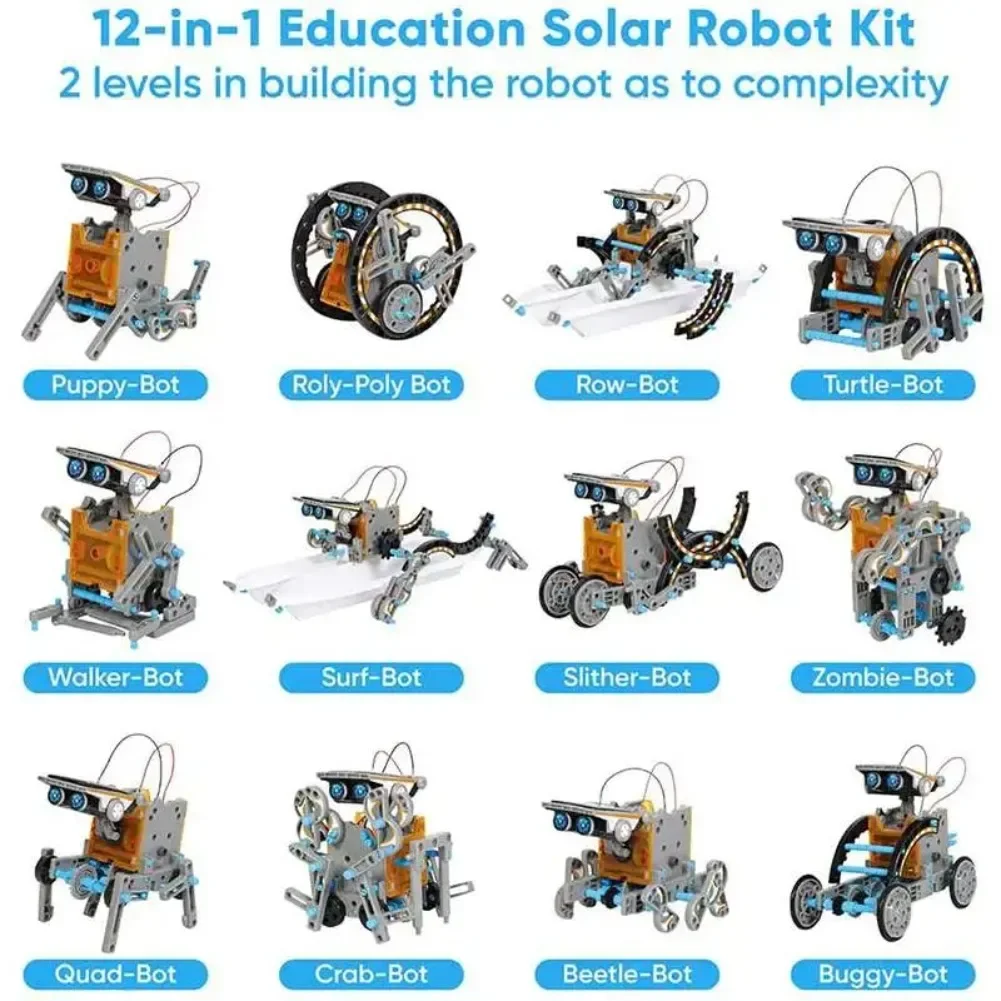 Kit de ciencia Robot con energ - Diy Electronics Kids reseña y precio