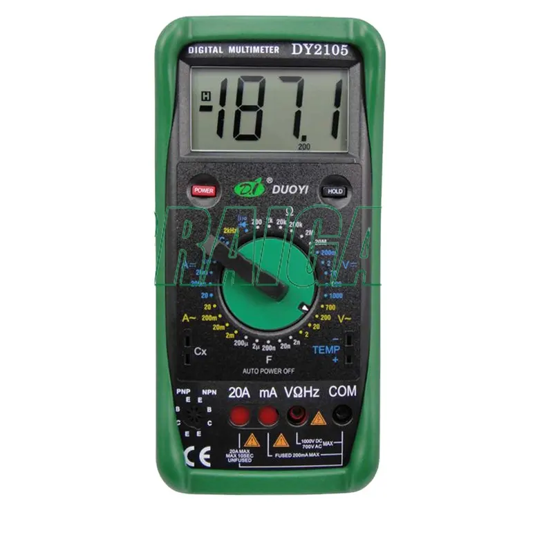 Multímetro digital DY2105 con  - Multimeter Digital reseña y precio