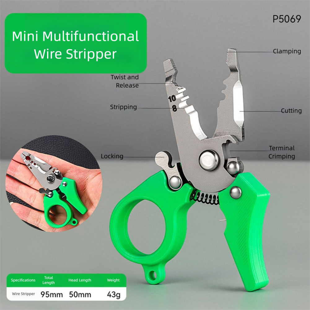 Mini pelador de cables multihe - Wire Stripper Cutter reseña y precio